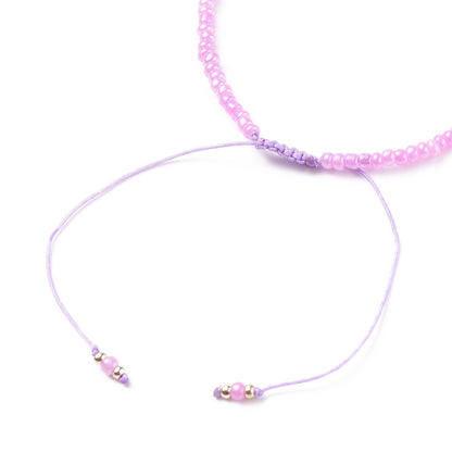 Pink Golden Heart - Friendship Bracelet