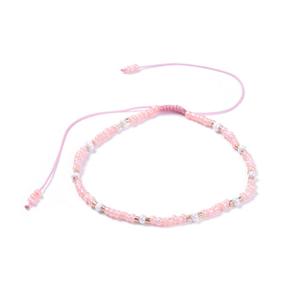 Pink Beaded - Friendship Bracelet