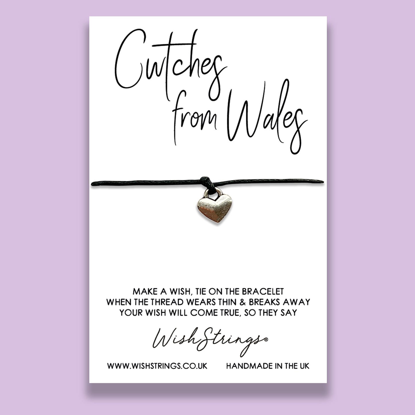 Cwtches from Wales  - WishStrings Wish Bracelet | Welsh Gift