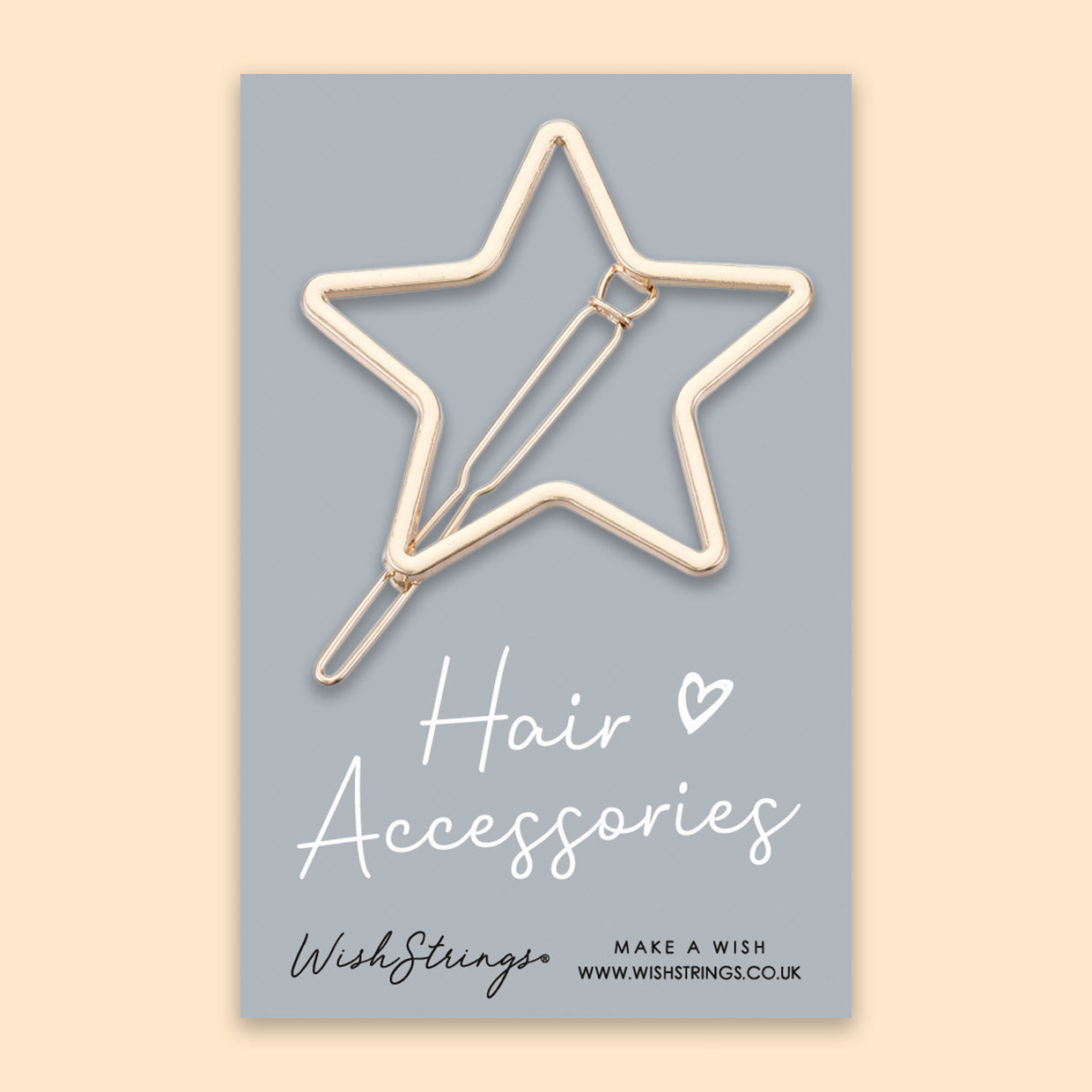 Gold Star - Hair Slide