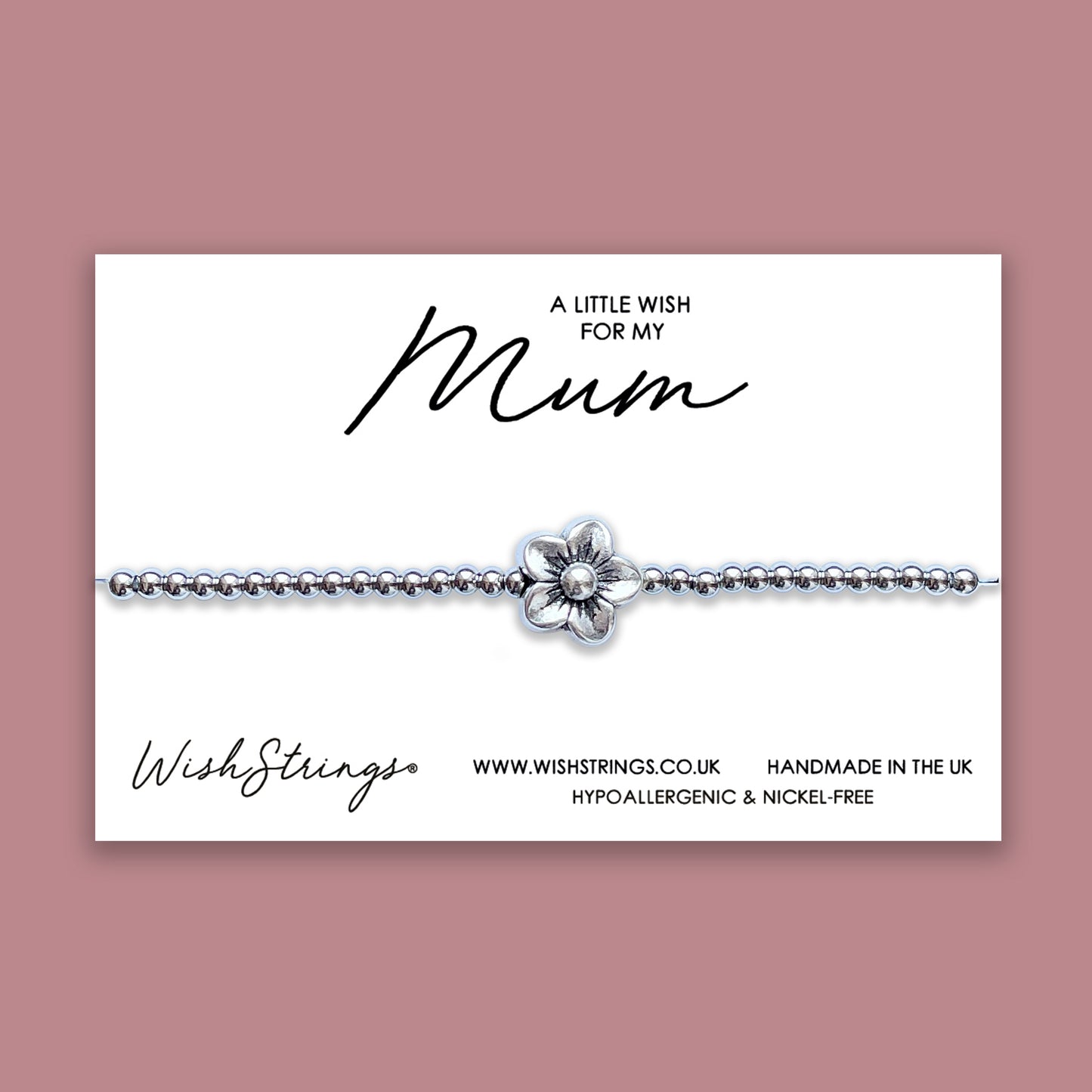 Mum- Flower Stretch Bracelet