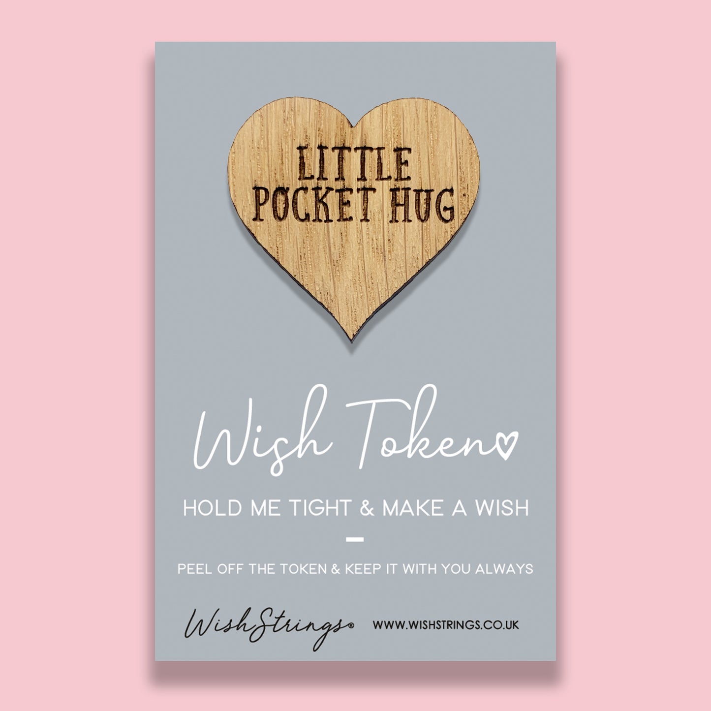 I Love You Dad - Pocket Hug Keepsake Token - Wishstrings – A WEE TOKEN