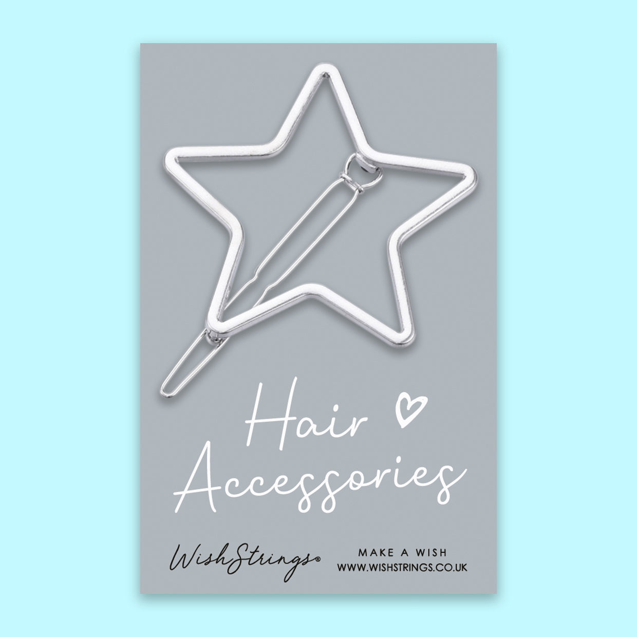 Silver Star - Hair Slide