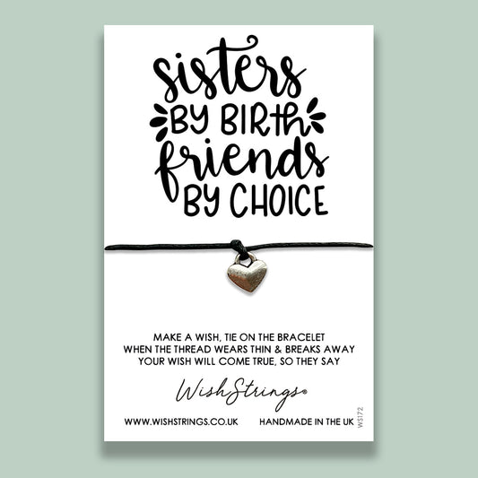 Sisters by Birth - WishStrings Wish Bracelet