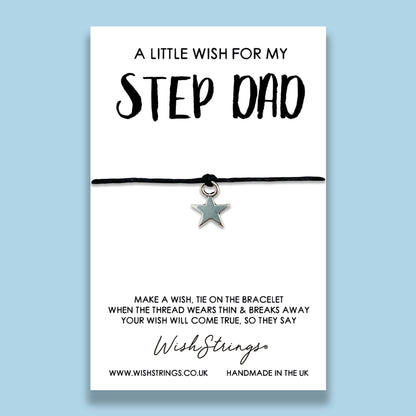 Little Wish Step Dad - WishStrings Wish Bracelet
