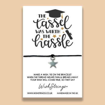 Graduation, Tassel Hassle - WishStrings Wish Bracelet