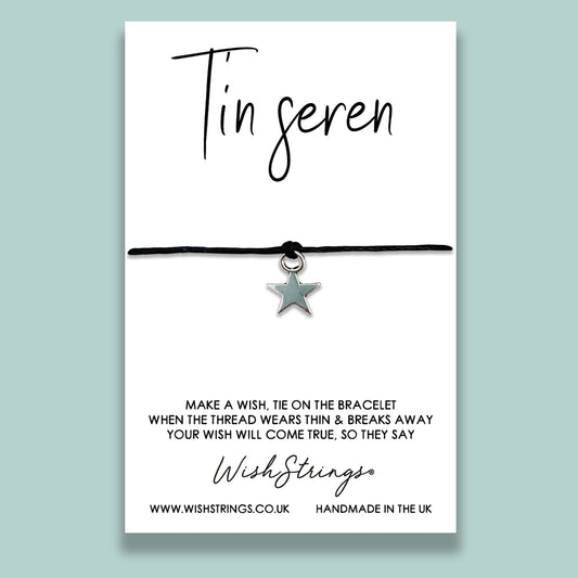 Tin Seren, Welsh Language WishString Wish Bracelet